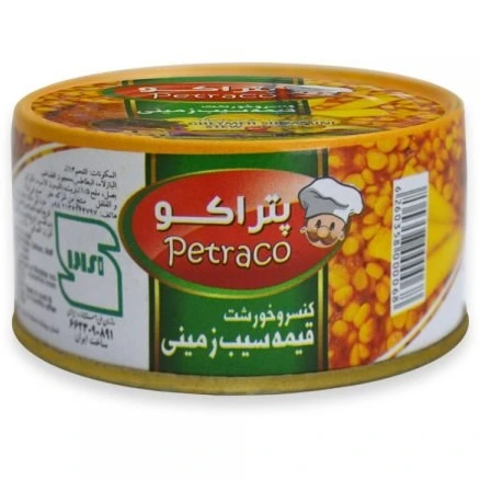 بسته 12 عددی کنسرو خورشت قیمه سیب‌زمینی با گوشت پتراکو 180 گرم