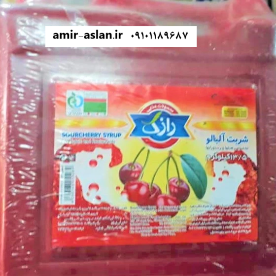 شربت گالنی آلبالو 13.5 لیتر رازک