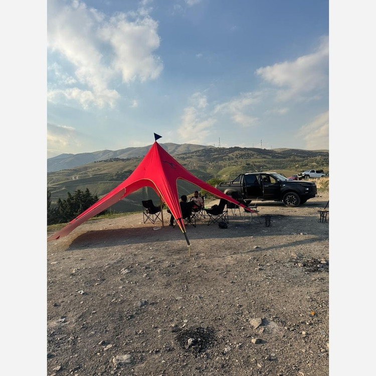 سایه بان ستاره ایی(استارتنت)موفلان سایز 8
