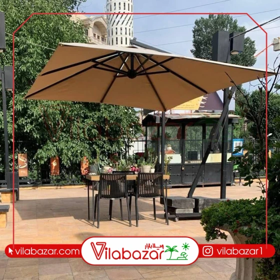 چتر سایبان ۴ متری آلفا مقاوم در برابر باد