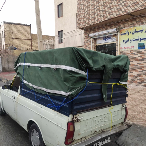 چادر برزنت ضد آب سایز ۳ در ۳ مناسب وانت پیکان و پراید