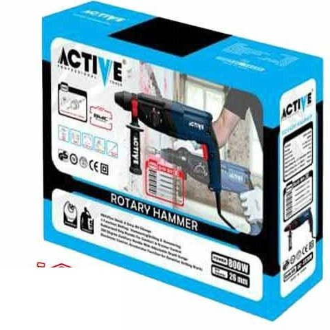 دریل بتن کن اکتیو مدل AC-2226M ظرفیت ۳ کیلوگرم ۸۰۰ وات