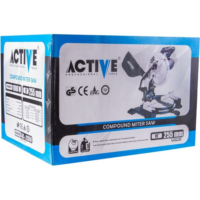 اره فارسی بر کشویی اکتیو مدل AC2155 سایز ۲۵۵ میلیمتر