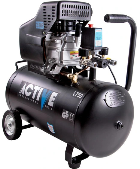 کمپرسور باد اکتیو مدل AC-1050 ظرفیت ۵۰ لیتر روغنی