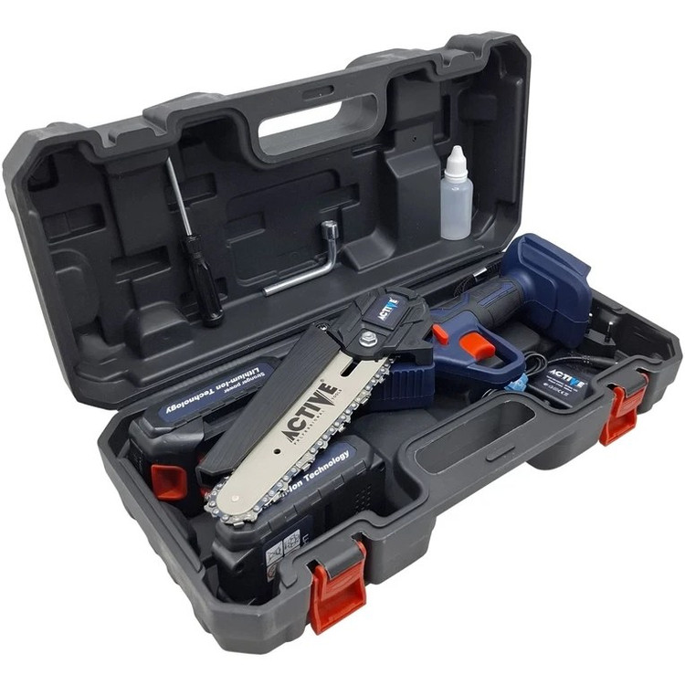 اره زنجیری شارژی اکتیو مدل AC33150L ظرفیت ۲۱ ولت براشلس