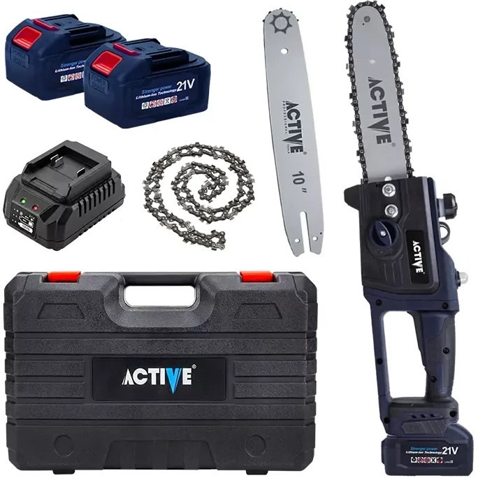 اره زنجیری شارژی اکتیو 21 ولت مدل AC-3212BL