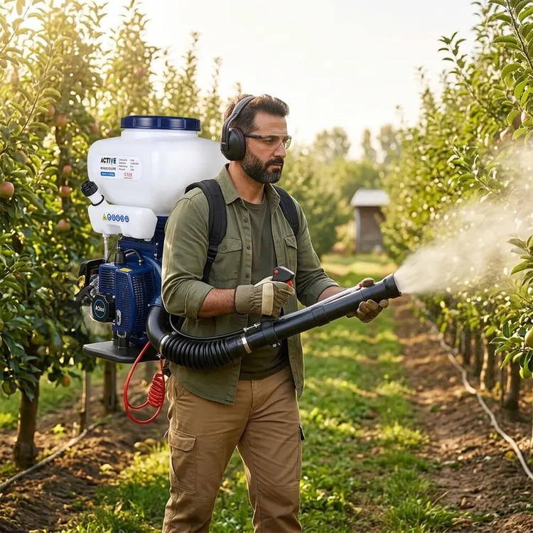 سمپاش بنزینی کوله ای اکتیو مدل AC1020GS ظرفیت ۲۰ لیتر